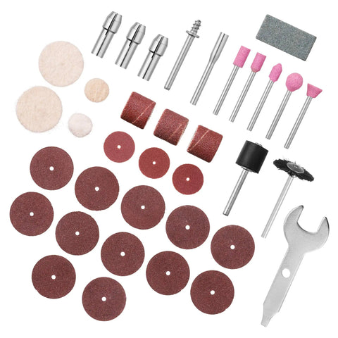 Versatile Cordless Rotary Tool With 35 Piece Accessory Kit 8V Max Power For Grinding Cutting Sanding And Polishing Four Collet Sizes