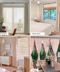 Heavy Duty 1 Inch Curtain Rod For Windows And Patio - Adjustable Telescoping Steel Rod With Wall Or Ceiling Mount installed