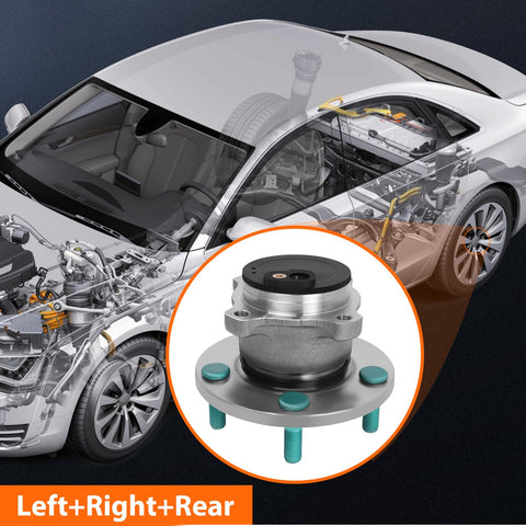 Rear Wheel Bearing And Hub Assembly 512347 For Mazda 5 2006 2017 ABS Models And Mazda 3 2004 2013 ABS Models, hub design diagram