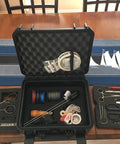Tool kit with Six And A Quarter Inch Carbon Steel Shears for cutting Kevlar Dyneema Spectra Vectran Nomex Technora Zylon