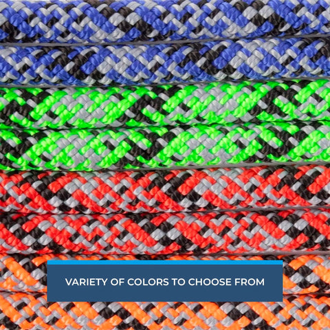 Variety of colorful 8mm Sewn Prusik Loop For Climbing Rigging And Rescue CNC Stitched Rope Loop For Arborists