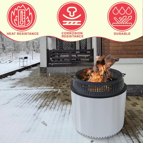 Beefy Spark Shield Fire Pit Screen 19.5 Inch For Bonfire And Outdoor Pits With Black Steel Construction Non Toxic Baked Paint