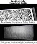 Reinforced Aluminum Alloy Frame and thickened double-sided aluminum plate, part of Heavy Duty Stainless Steel Heat Shield For Fridge And Oven.