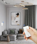 Top Tier Wireless Dimmer Switch With Remote And Alexa Compatible For Buttery Smooth Ambient Lighting And Zero Sweat Wiring Control For Your Next Home Upgrade in a modern living room.