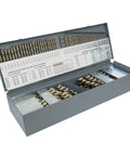 115 Piece Cobalt Drill Bit Set For Metal With M35 Alloy Split Point Heavy Duty Pro Grade Bits for Steel Cast Iron and Hard Metals