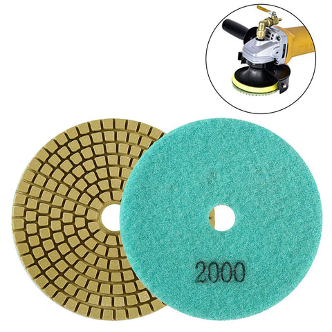 Pro Grade Polishing Pads Set For Wet And Dry Grinding, Abrasive Pads for marble granite stone and polisher machine