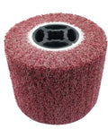 60 Grit Surface Conditioning Drum Non Woven Nylon Wheel For Wood And Metal Polishing Burnishing Finishing No Fuss Finish High Heat Resistant Abrasive Flap Wheel For Stainless Steel