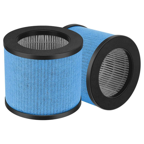 2 Pack TPAP002 Filter Replacement 3 In 1 Upgraded For Air Purifier Comfy Air C1 Compatible With TPFF002 Part Numbers