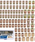 Brake Line Fittings Kit, 100 Piece Value Pack For Three Sixteenths And One Quarter Inch Lines, Inverted Tube Nuts And Unions, Displayed