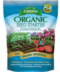 All Natural Organic Seed Starter Potting Soil Mix With Mycorrhizae For Seedlings And Cuttings, Premium 8 Qt Bag