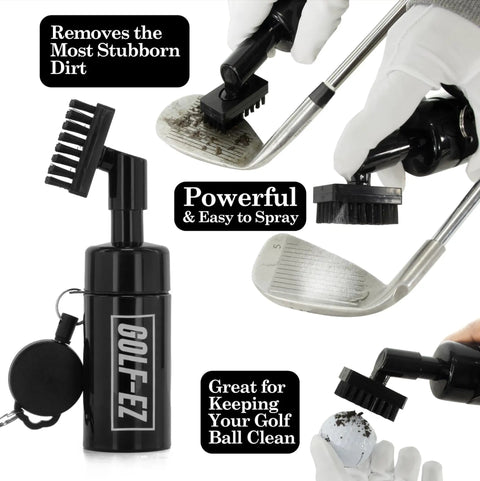 All In One Golf Essentials Kit With Water Brush, Microfiber Towel, Club Brush, Ball Marker, Divot Repair Tool, Ball And Tee Holder