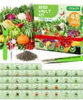 45 Variety Vegetable Seed Kit With Over 17,000 Heirloom Seeds For Indoor And Outdoor Gardens Seed Vault Kit For Grow-Your-Own Tomato Cabbage Spinach And More Gift For Mother's Day Women And Friends