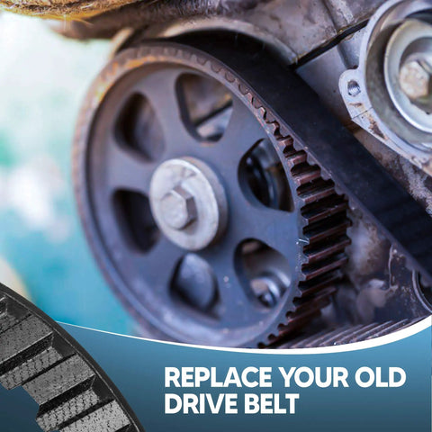 Heavy Duty Replacement Drive Belt Fits 38123 Sander, Premium Rubber Construction Runs Buttery Smooth Under Load, Built Like A Tank To Crush Daily Workshop Tasks, American Built Durability That Outlasts Cheaper Generic Imports, close-up of drive belt and pulley system.