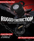 Hand Chain Hoist 1 Ton Capacity With 10 Ft Chain 2 Beefy Heavy Duty Hooks Manual Chain Fall rugged construction image