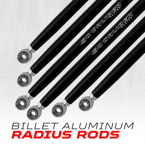 Beefed Up Radius Rods For Can Am Maverick X3 2018 Upgrade Kit Billet Aluminum Rod Set For 64 And 72 Inch Wide Suspension Black Finish Durable Replacement, black billet aluminum rods