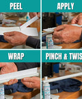 Instructions for using Premium Golf Grip Kit For Regripping With 15 2x10 Tape Strips Durable Rubber Vise Clamp