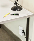 Six Outlet Swivel Power Strip With Two USB Ports, Space Saving Wall Tap Surge Protector Up To 2100 Joules, 2.1 Amp Quick Charge