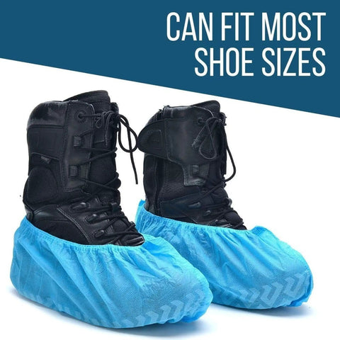 Ultra Thick Disposable Shoe Covers 120 Pack 60 Pairs Non Slip Water Resistant Booties For Indoor Outdoor Use Men Women Durable Reusable Protection Value Pack