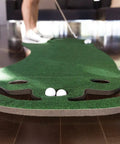 Indoor Putting Green For Home Golf Practice With Realistic True Roll, Three Cups And Workable Bunkers, 3x9 Feet setup.