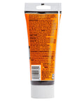 Back view of Heavy Duty Construction Adhesive White Glue 7 Ounce Squeeze Tube Pack Of 2 With Fast Grab In 30 Seconds Waterproof Gap Filling Paintable Bond For Indoor And Outdoor Projects That Sticks Tough with detailed instructions.