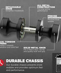 Matte Black Entry Door Knob With Lock And Key For Exterior Doors, Easy DIY Install In Minutes, Pick Resistant SmartKey Rekey Security With Microban