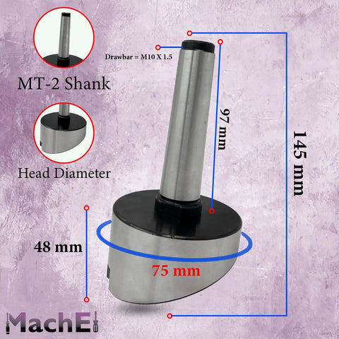 Heavy Duty Workhorse 3 Inch Fly Cutter Featuring Rock Solid 2MT Shank And Dead On Precise HSS Tool Bit For Lathes And Mills, 145mm length.