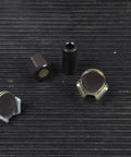 Interchangeable attachments for Drain Plug Pro Tool Kit with 17mm internal hex on striped surface
