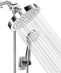 High Pressure Rainfall Shower Head With Handheld Combo, 6 Inch Rainfall Head And 70 Inch Hose, 3-Mode Spray, Anti Leak Nozzles