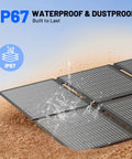 100W Portable Folding Solar Panel Kit For Power Stations And RVs 24 Percent High Efficiency Eight Fold IP67 Waterproof