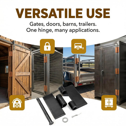 8 Pack Heavy Duty Gate Hinges Beefy Weld On Butterfly Hinges Solid Steel 5mm Thick For Gates And Doors Built To Handle Heavy Loads Long Lasting Outdoor Security Hardware on gates, doors, barns and trailers