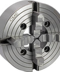 10 Inch 4 Jaw Independent Lathe Chuck With Reversible Jaws Plain Back Mount Durable Quench Hardened Steel Inner Mechanisms