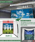 Steel frame crossbars of Golf Simulator Enclosure With 270 Degree Protection And 3 In 1 Home Golf Studio With Impact Screen Net