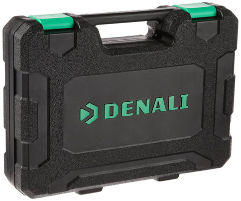 Denali 20-Piece Half-Inch Drive Impact Hex Socket Set With SAE And Metric Sizes Carrying Case Pro-Grade Cr-Mo Steel One-Piece Construction Black Oxide Finish Laser-Etched IDs Built To Last And Boss-Level Tough For Pros