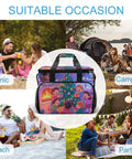 Insulated Picnic Backpack Cooler With 30L Capacity in various outdoor settings for picnics, camping, beach, and parties.