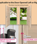 Anti Theft Video Doorbell Mount For Ring And Blink Models 1 2 3 3 Plus 4 2020 2023 And Blink 2021 on door with dimensions