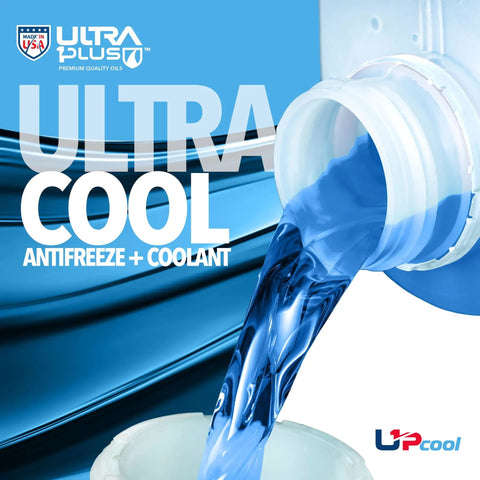 Lock In Superior Engine Care With This Gold IAT 50/50 Antifreeze Coolant Packed In A Jumbo 265 Gallon Tote pouring into a container.
