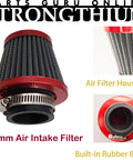 35mm Pod Style Air Intake Filter For ATVs Dirt Bikes Go Karts Pit Bikes And Mini Bikes Fits 49cc To 125cc Tao Tao Coolster Kazuma Roketa Sunl Apollo Baja SSR X Pro PZ19 PZ20 Carburetor Compatible Red Beefs Up Your Ride.
