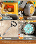 Bubble Machine For Toddlers And Kids Vehicle Bubbles Lawn Mower Toy Rechargeable Bubble Blower For 1 2 3 Year Old Boys And Girls