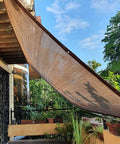 Rectangular Outdoor Shade Sail 6ft 6in By 9ft 9in UV Block 80 Percent Breathable Sun Shade Cloth For Patio Setup