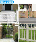 Various farm and chain link fences showing gates installed with Heavy Duty Wall Mount Gate Hinges For Farm And Chain Link Fences.