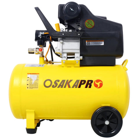 Neojoyoenix 3.5Hp Portable Air Compressor With 10 Gallon Tank Oil Lubricated Ultra Quiet Design For Everyday Projects Nailing Painting Inflation And More Durable Metal Build Efficient Performance For Home Workshop Use Yellow Finish