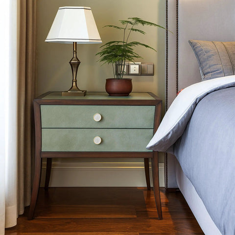 Round Gold Cabinet Knobs Set Of Twelve, One And A Quarter Inch Pearl Bead Drawer Pulls In Brushed Brass on nightstand