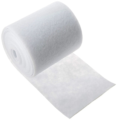Economy Plus 25 Foot Roll AC Filter non-woven polyester material for DIY replacement, traps dust and airborne particles, roll view