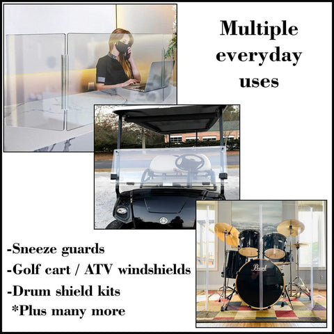 Hella Durable Dead Reliable PVC Piano Hinge 36 Inch Clear Acrylic Connector Strips For Plexiglass Covers in multiple uses