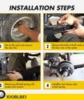 Installation steps for Heavy Duty Rear Four Leaf Spring Kit For Ezgo Txt Medalist Golf Cart with bushings and u-bolts.