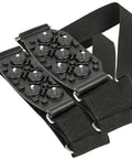 Ice Claws Snow Traction Cleats 2 Pack Non Slip Grips for Ice and Snow with Heavy Duty Rubber Treads and Steel Studs