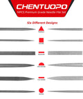 All In One Do It Yourself File Set With Six Steel Files And Six Diamond Files Six Different Designs