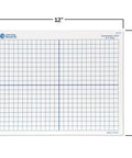 Double Sided X Y Axis Dry Erase Mats For Graphing And Math Classrooms, 9 By 11 Inches, with clear 1 cm grid, Kid Friendly