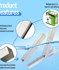 304 Stainless Steel No Fuss Heavy Duty 21 Gauge Half Inch Crown Upholstery Staples for furniture repair, showcasing product features.