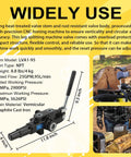Heavy Duty Hydraulic Log Splitter Directional Control Valve With Joystick 25 GPM 3626 PSI Loader Valve diagram and usage
